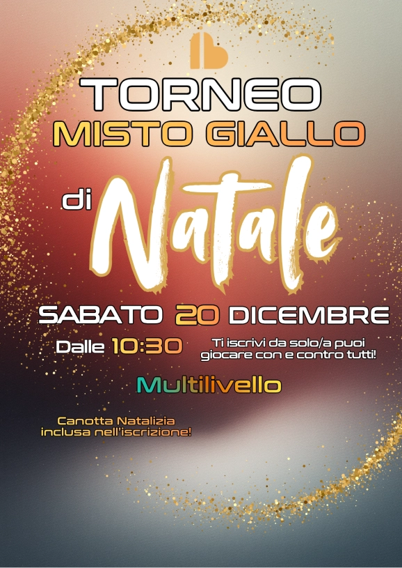 TORNEO MISTO GIALLO DI NATALE