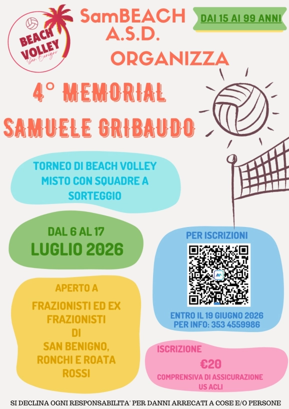 4° Memorial Samuele Gribaudo