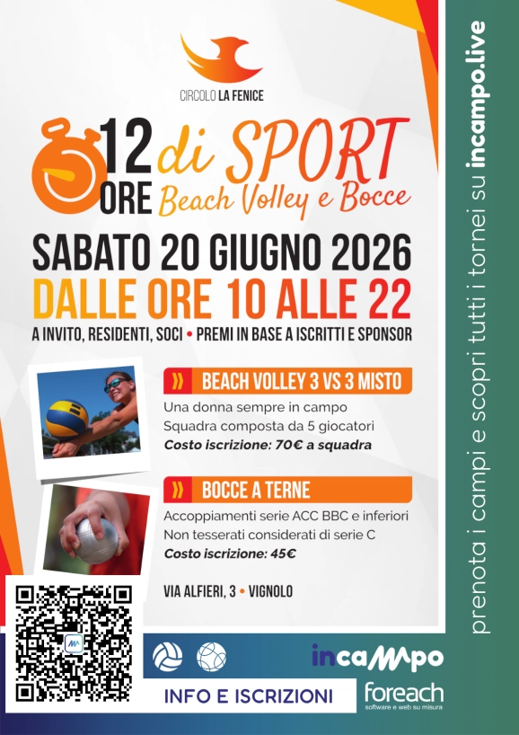 10 ore di sport - Vignolo 2026