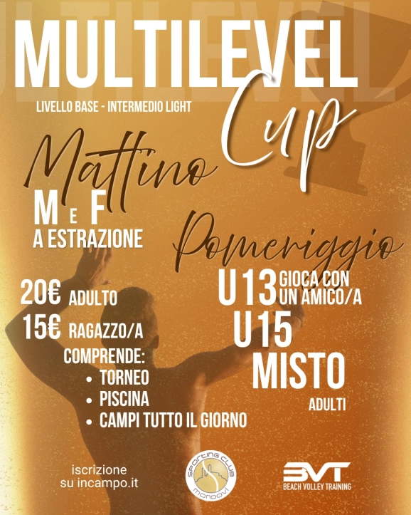 Multilevel cup