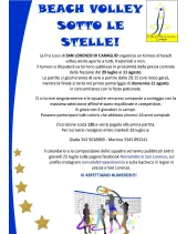 Beach volley sotto le stelle