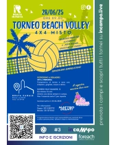 Torneo di beach volley 4x4 misto